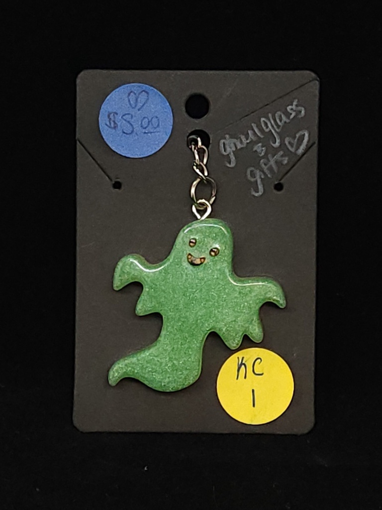 [5015090501] Green Ghost Keychain (KC1)