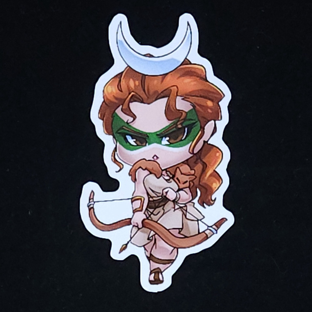 [9813220363] Little Olympus Artemis Sticker