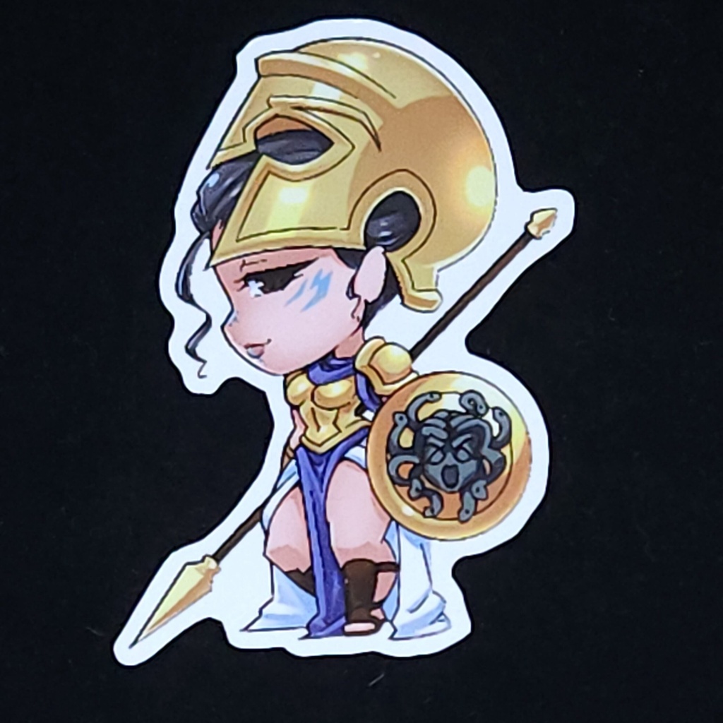 [9813220352] Little Olympus Athena Sticker
