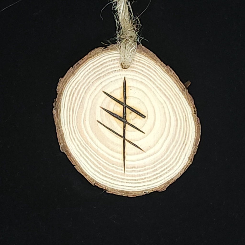 [44130925179] Reed Ogham Ornament