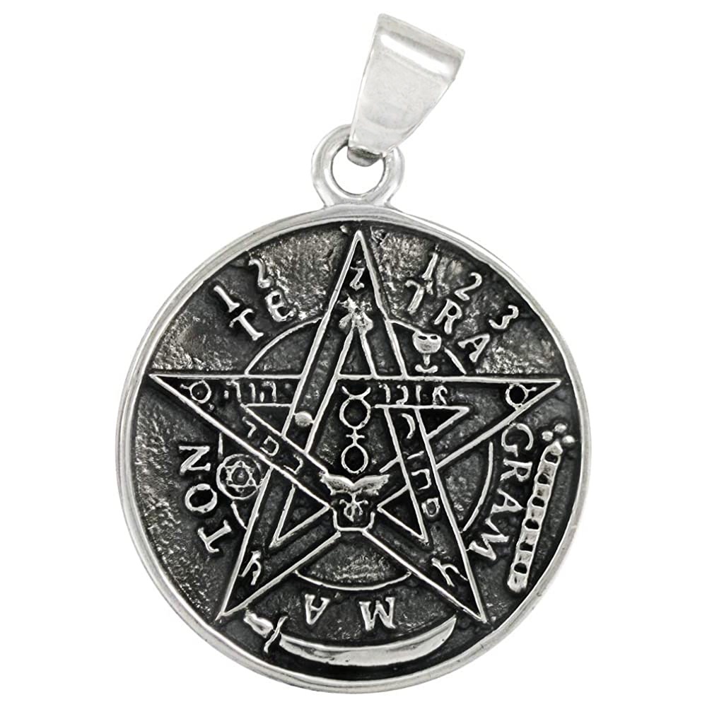 [1415040291] Silver Tetragrammaton Pendant