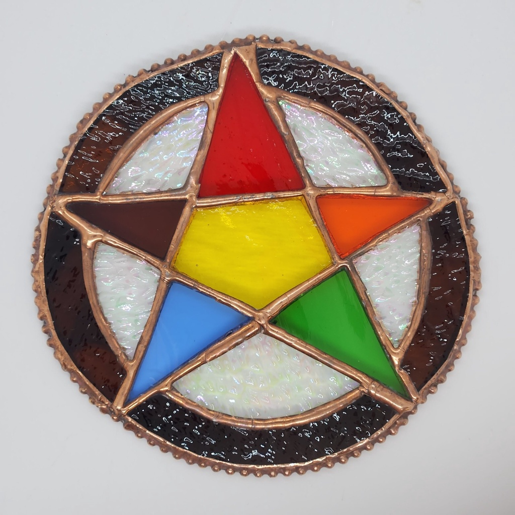 [5813315203] Stained Glass Pentacles