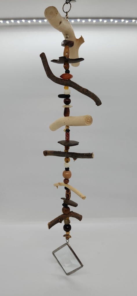 [5813091411] Wood and Glass Hangers