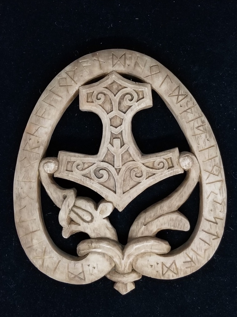 [141302976023] Dragon Hammer Plaque