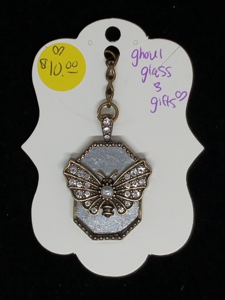 [5015090518181] Bronze Pearly Moth Keychain