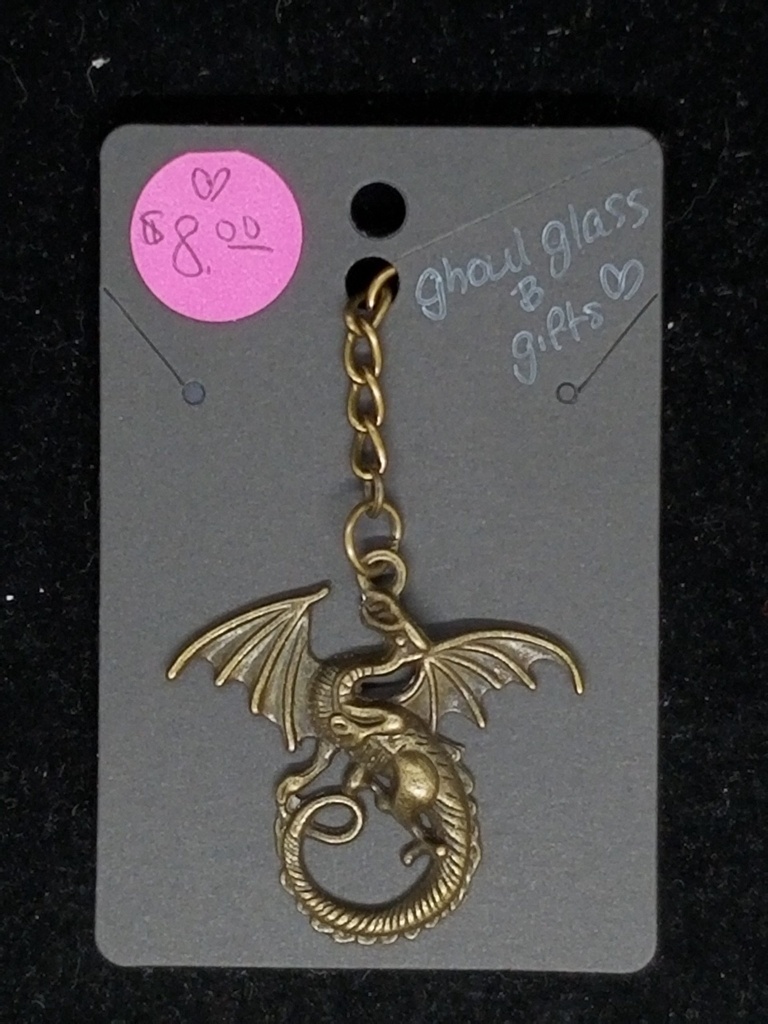 [5015090572] Bronze Dragon Keychain