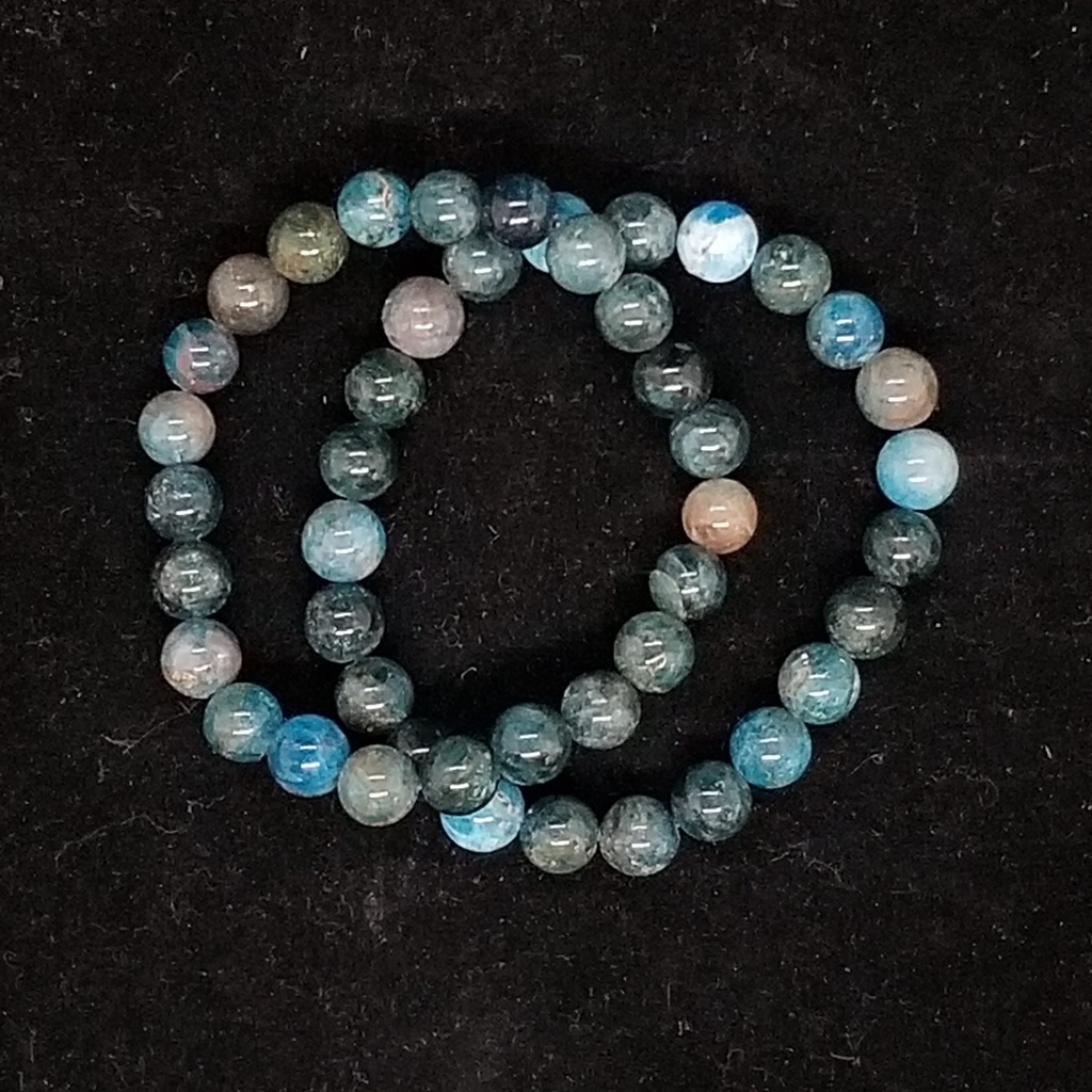[1215020304206] Apatite Tumbled Stones Bracelet