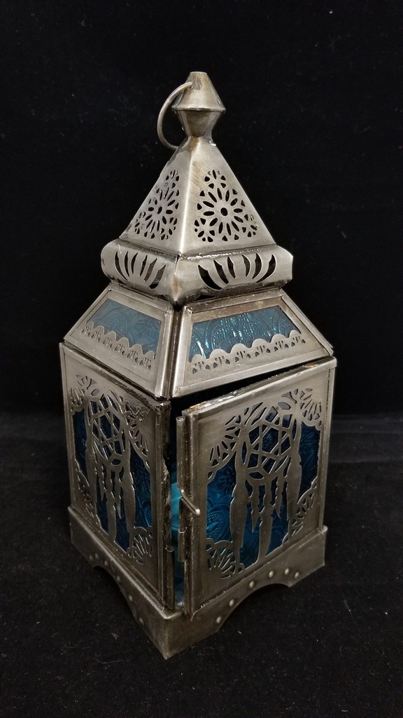 [1222040928] Turquoise Dreamcatcher Lantern