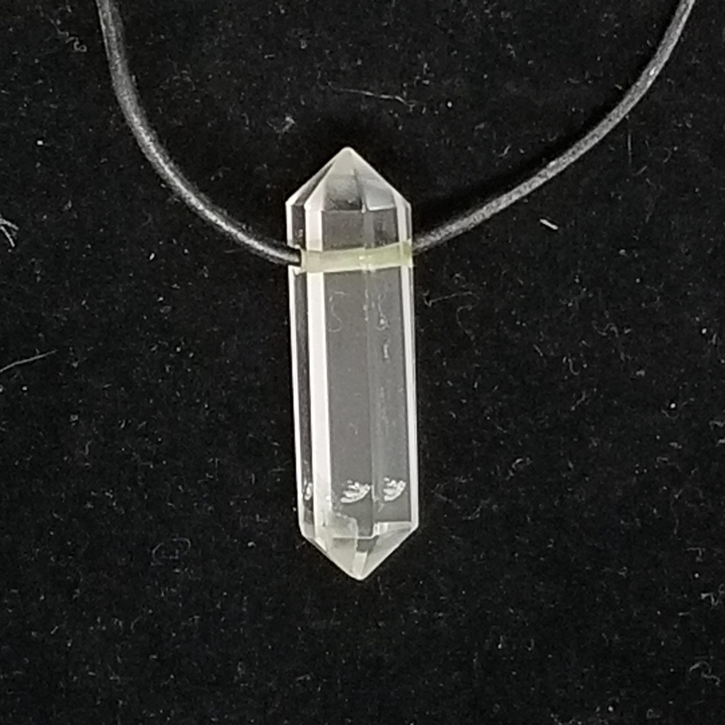 [121504151505] Double-terminated Quartz Necklace