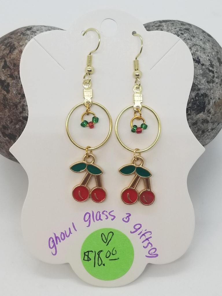 Cherry Bomb Dangle Earrings