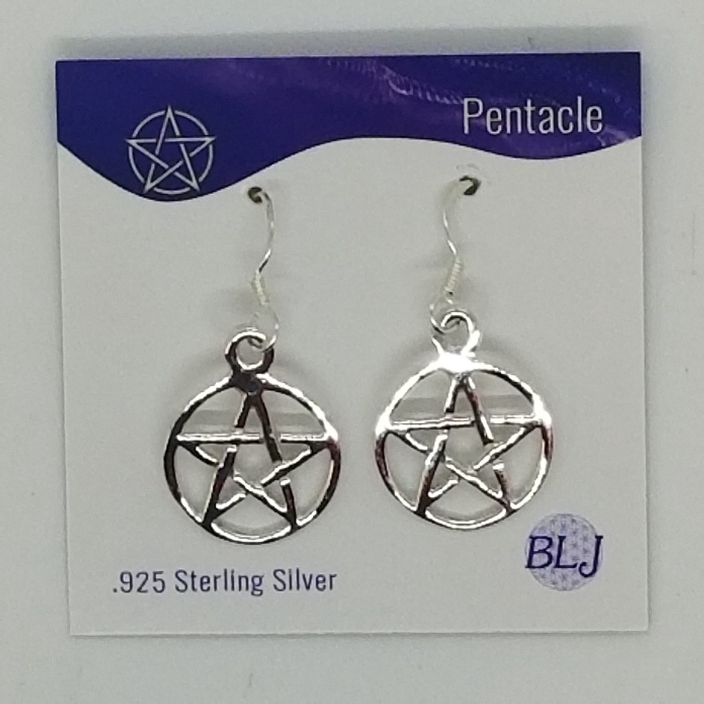 Medium Pentacle Earrings