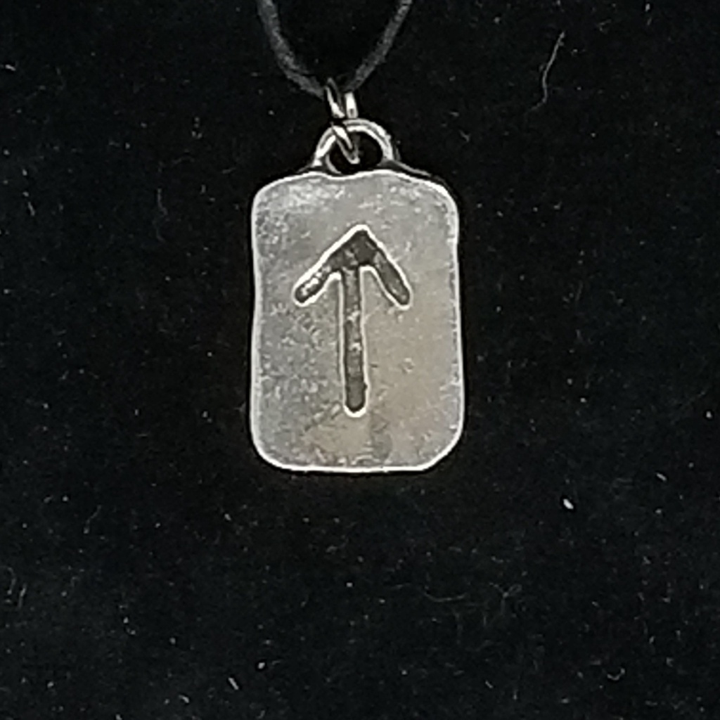 [42150413153] Tyr Rune Necklace