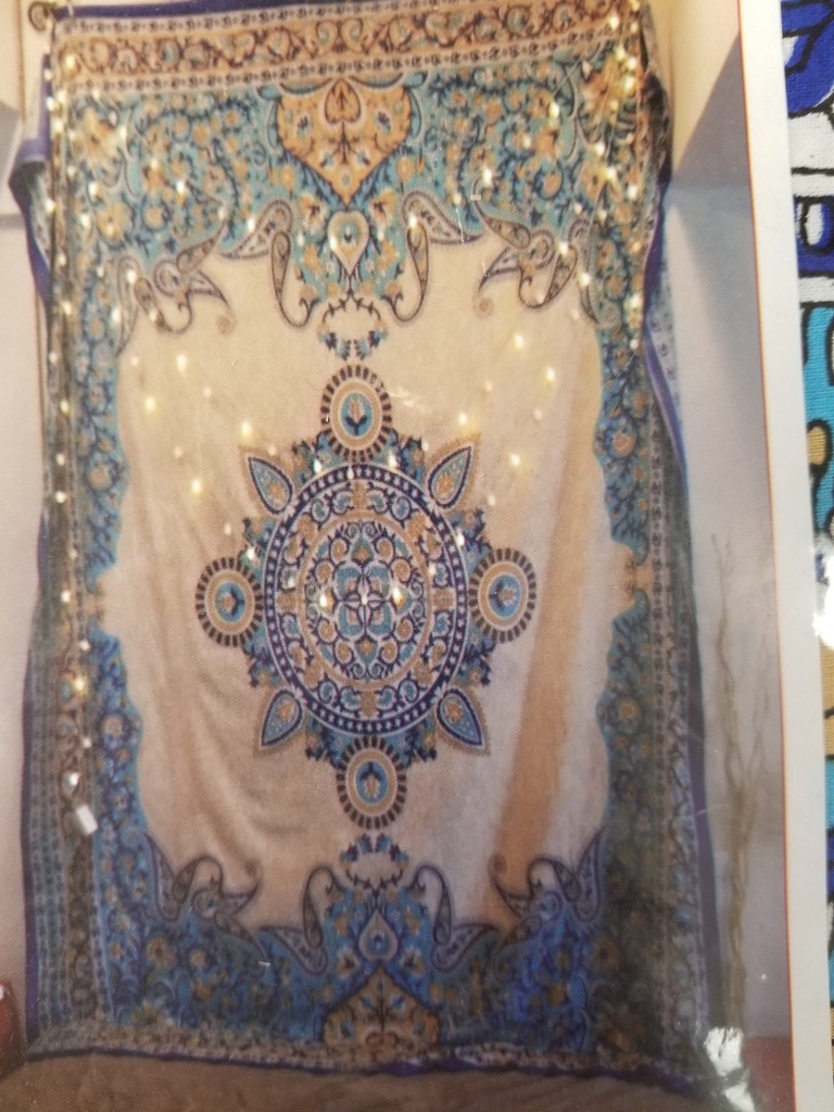 [1623010412] Paisley Mandala Tapestry