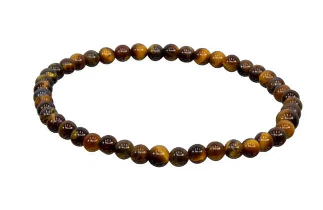 [121502034404] Tiger's Eye Bracelet 4 mm