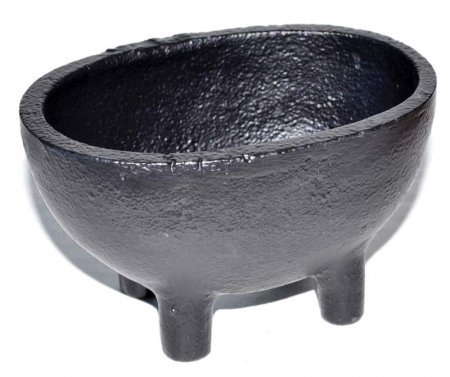 [1606015208] Oval Cast Iron Cauldron (Large)